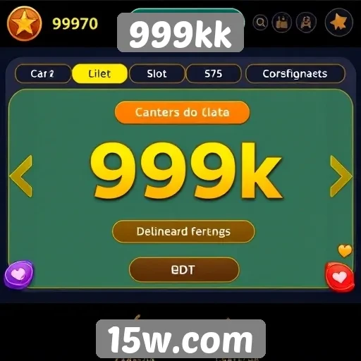 Explorando a interface do usuário do 999kk