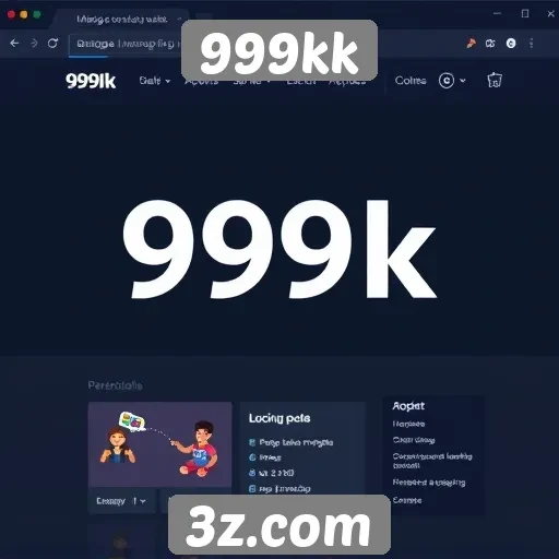 Análise da interface do usuário no site 999kk